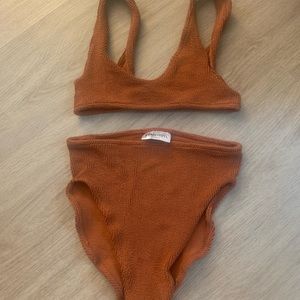Youswim Eva Two Piece High Waisted, Umber color